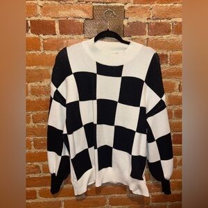 Black and White Sweater